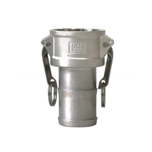 Камлок нержавеющий тип C, розетка с хвостовиком 2", AISI316